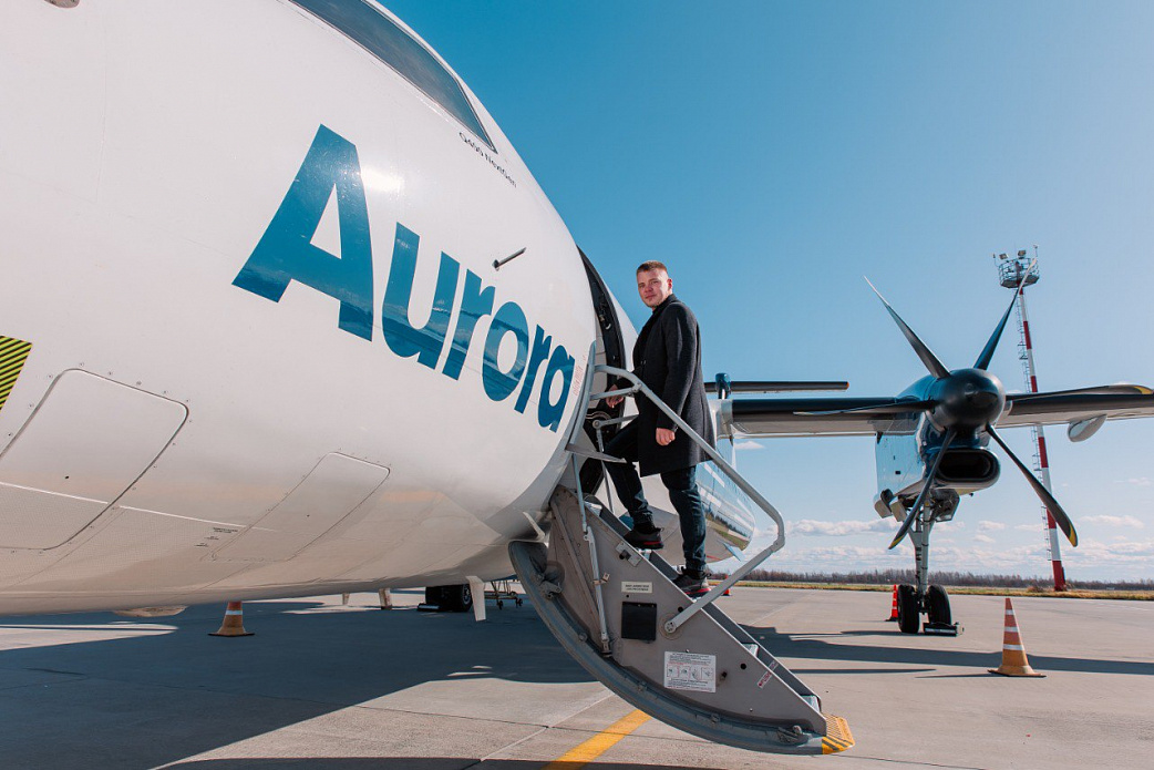 Миллионного пассажира авиакомпании «Аврора» зарегистрировали в международном аэропорту Хабаровск 