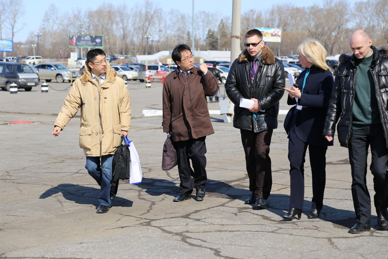 Представители японских НИИ ERINA и ROTOBO посетили аэропорт Хабаровск