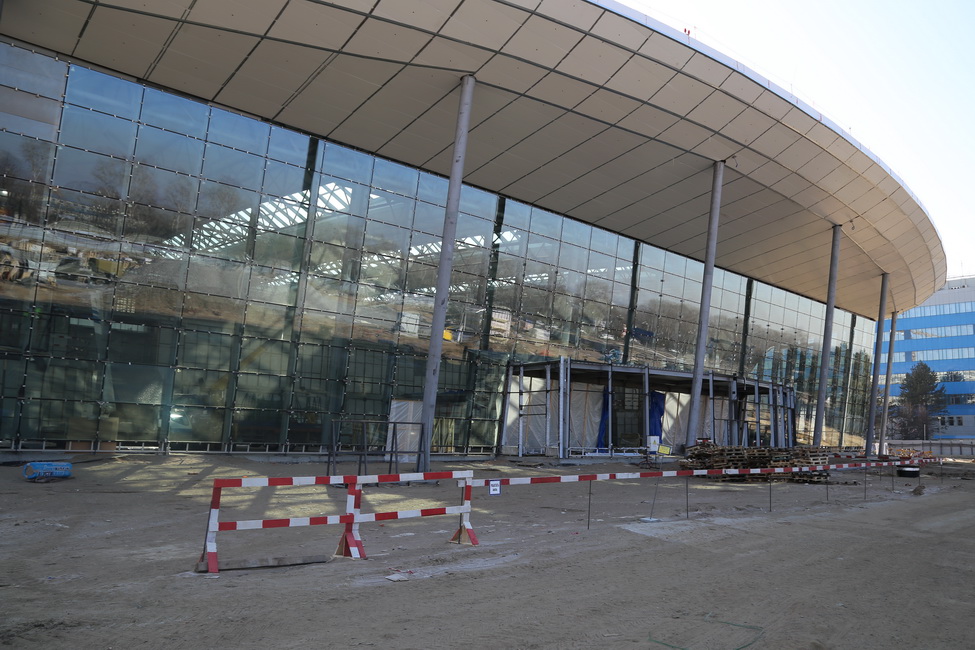 В аэропорту Хабаровск состоялся пресс-тур по строительной площадке нового пассажирского терминала внутренних авиалиний