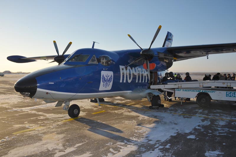 Первый региональный почтовый самолет вышел на линию из аэропорта Хабаровск