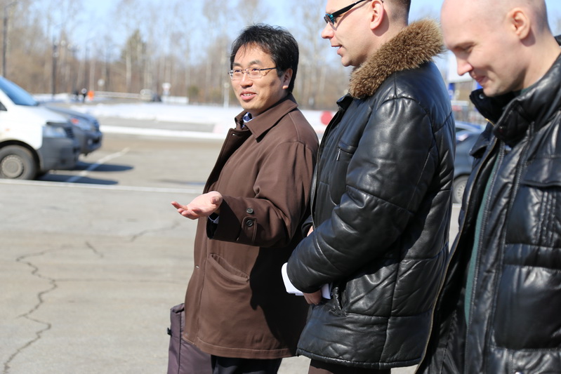 Представители японских НИИ ERINA и ROTOBO посетили аэропорт Хабаровск