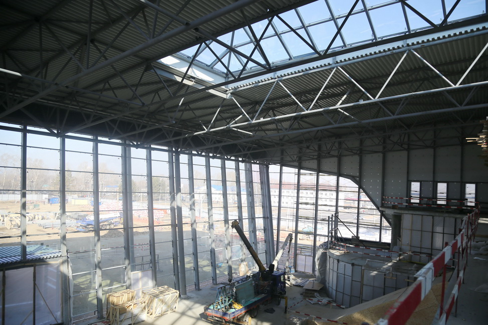 В аэропорту Хабаровск состоялся пресс-тур по строительной площадке нового пассажирского терминала внутренних авиалиний