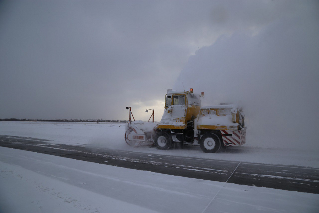 Международный аэропорт Хабаровск готов к работе в зимний период