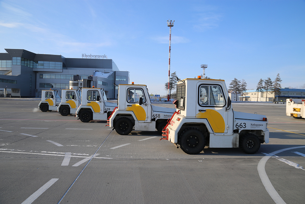 В международном аэропорту Хабаровск готовы к работе в зимний период