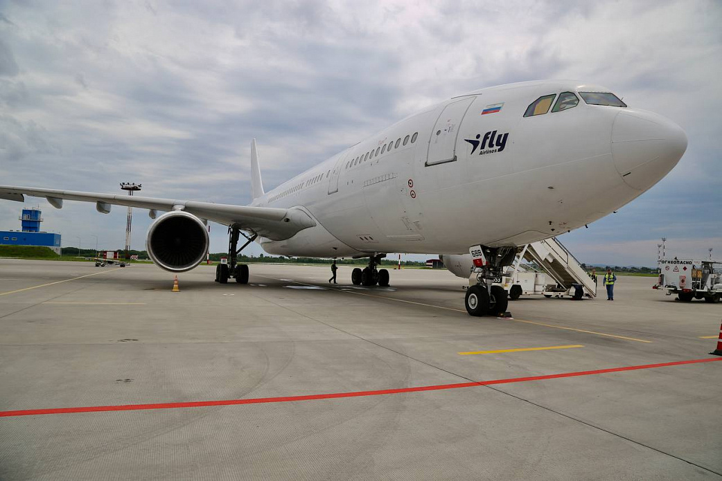Первый за 10 лет рейс в Минеральные Воды выполнен из международного аэропорта Хабаровск
