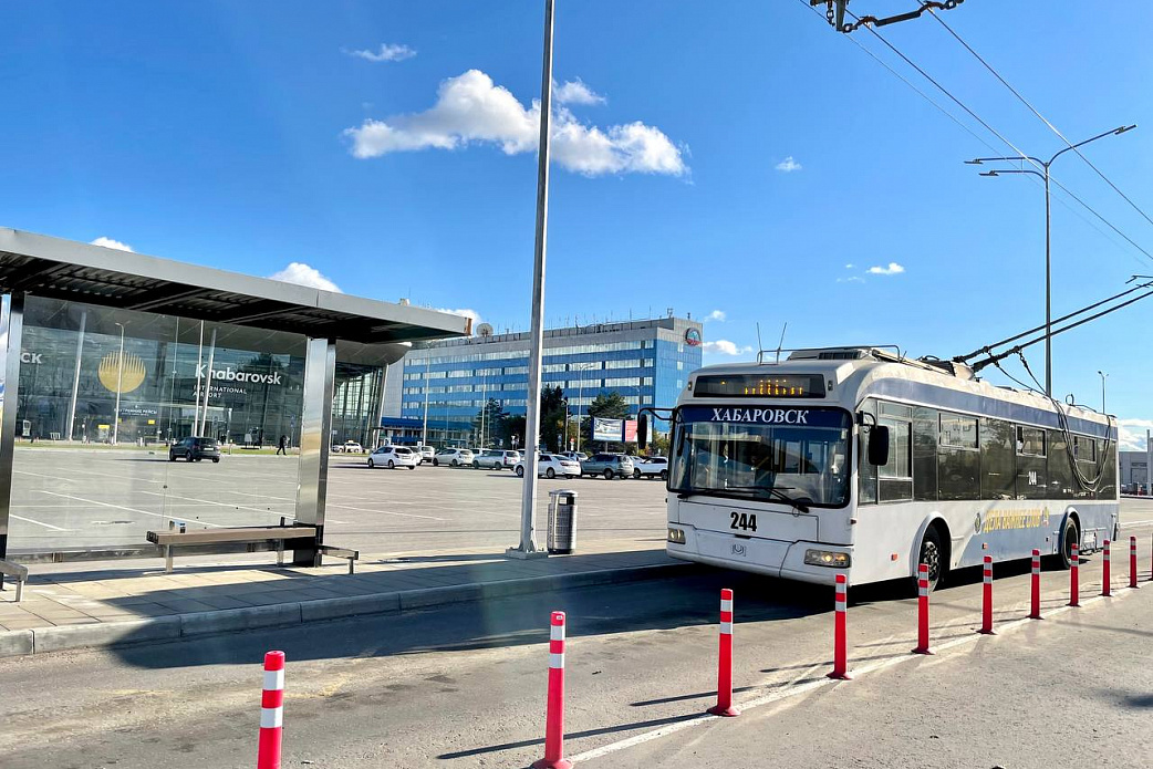 В международном аэропорту Хабаровск изменится место остановки автобусов